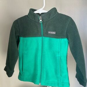 Columbia Forest Green Fleece Jacket
